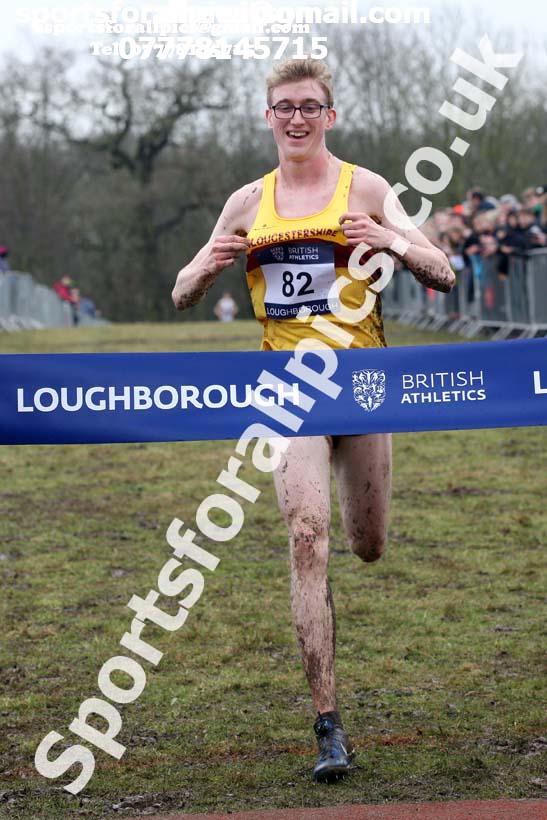 Mens under-20s 2018 British Inter Counties Cross Country Champs., Prestwold Hall, Loughborough. Photo: David T. Hewitson/Sports for All Pics